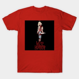 We Love Horror Casey Becker Design T-Shirt